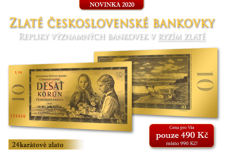 Zlaté československé bankovky