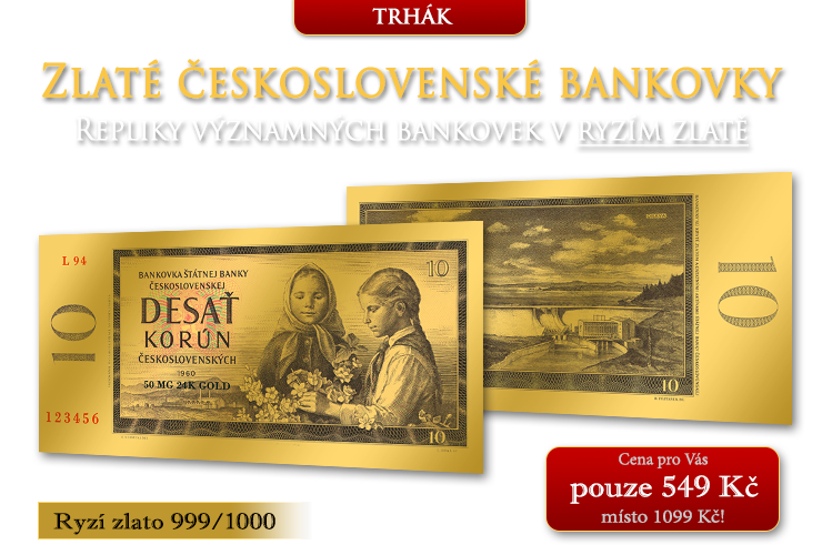 Zlaté československé bankovky