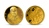 Edvard Beneš ve 14karátovém zlatě