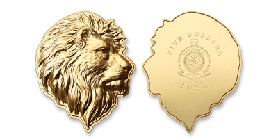 Mince Zlatý lev jedinečného tvaru