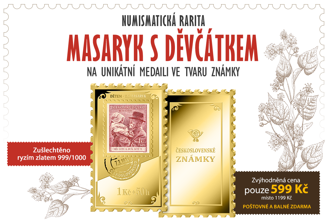 Slavn&aacute; zn&aacute;mka Masaryk s děvč&aacute;tkem