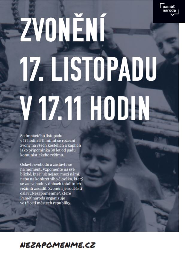 Zvonění 17. listopadu v 17:11