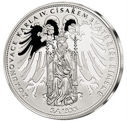 Pamětní medaile Korunovace Karla IV. římským císařem