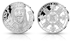 Stříbrná pamětní medaile 700. výročí narození Karla IV.
